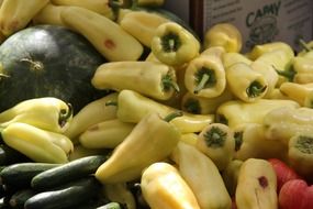 pepper on top of vegetables