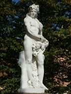 Sculpture of the Bacchus in Schwetzingen
