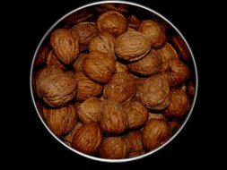 brown walnuts