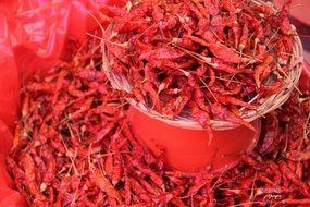 dried red peppers in Mexico