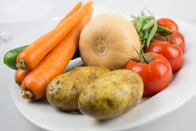 fresh vegetables of the garden