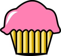 cute cupcake illustration