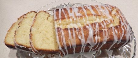 cupcake in white glaze