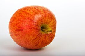 Photo of healthy red apple