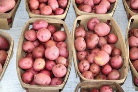 potatoes in the market