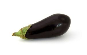 isolated aubergine