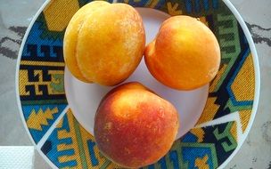 peaches are summer fruits