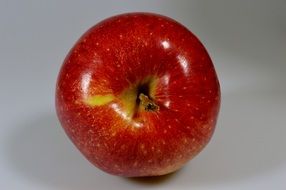 healthy red apple close-up