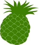 pineapple green food fruit health