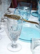 Absinthe in the glass