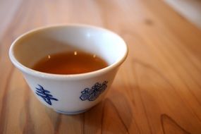 Japanese drink in a cup