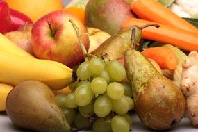 apple,pears and graps