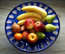 platter with mixed fruits