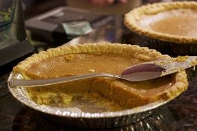 pumpkin dessert on Thanksgiving Day