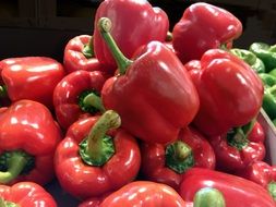 red vegetables pepper