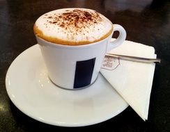 cappuccino cup hot drink