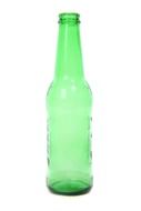 empty glass alcohol beer bottle