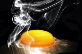 dainty egg frying