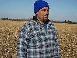 the man in the cornfield