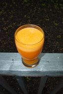 fresh carrot juice