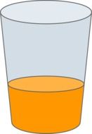 graphic image of juice in a glass