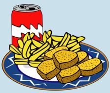 meal lunch drawing
