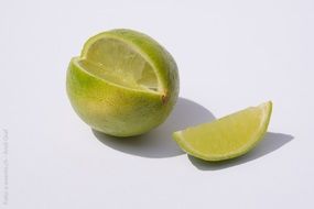 sour green lime fruit