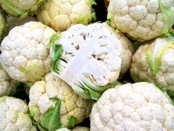 a lot of cauliflower