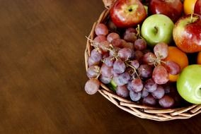 basket fruit