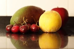 A few types of freshness fruits