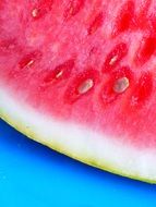 a slice of ripe watermelon