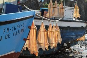 boat for fishermen in Portugal