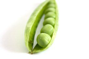 green fresh peas vegetable healthy