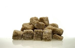 Small cubes of brown sugar