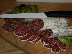 salami sliced