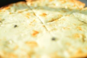 Delicious pizza gorgonzola