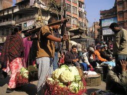 fruit vendors in Nepal