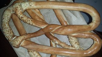 baked pretzel