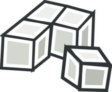 Illustration of sugar cubes