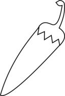 jalapeno chili pepper drawing
