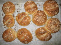 baked goods with grit