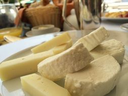 cheese plate on the table