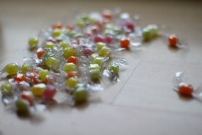 incredibly tasty colorful confectionery