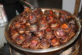 a full bowl of lobster