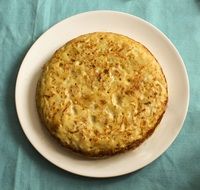 tortilla, spanish potato omelette
