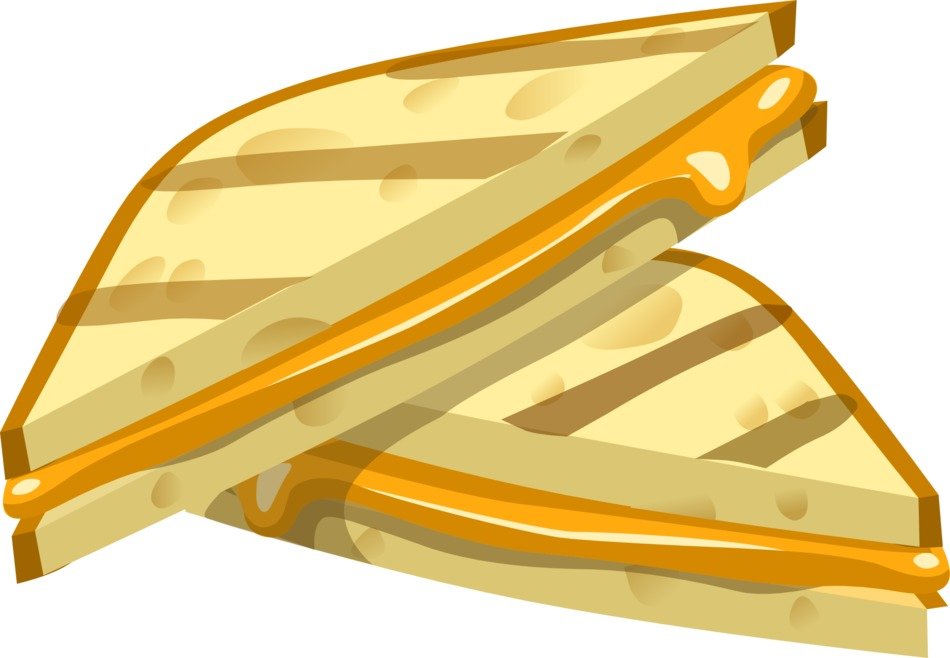 drawing slices of sandwiches