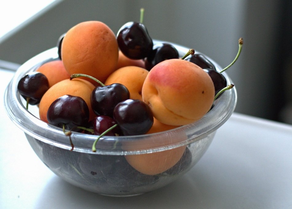 summer fruits in a bowl