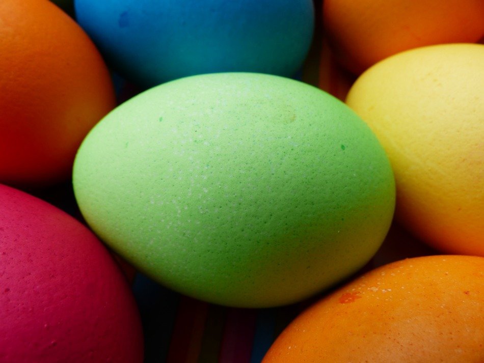 beautiful painted easter eggs