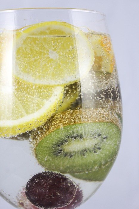 glass of fruits