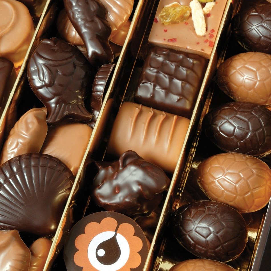Assorted chocolate easter